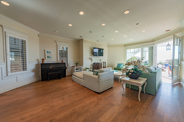 downstairs living room
